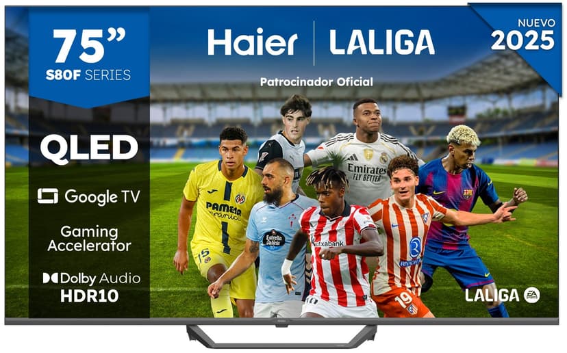 TV HAIER 75" H75S80FUX UHD QLED GOOGLETV PEANA