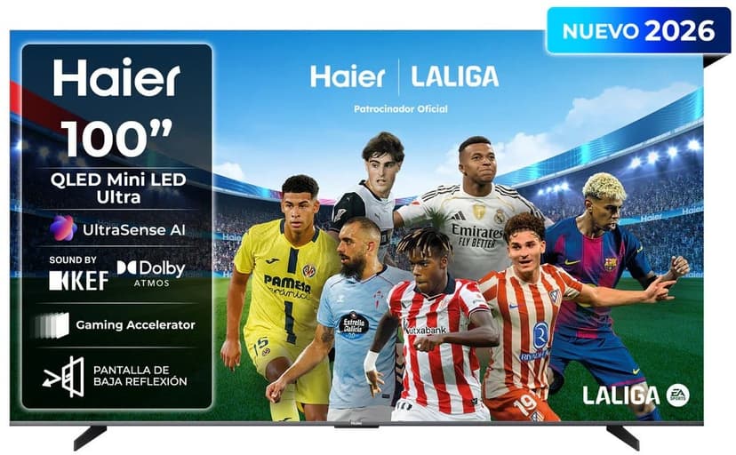 TV HAIER 100" H100S90FUX UHD MINILED GOOGLETV 144H