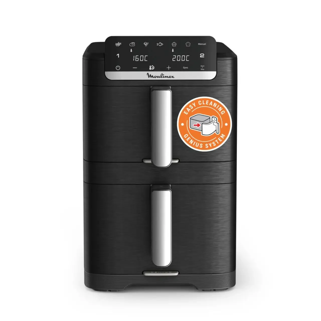 FREIDORA AIRE MOULINEX EZ7568 2700W 10L DOBLE VERT